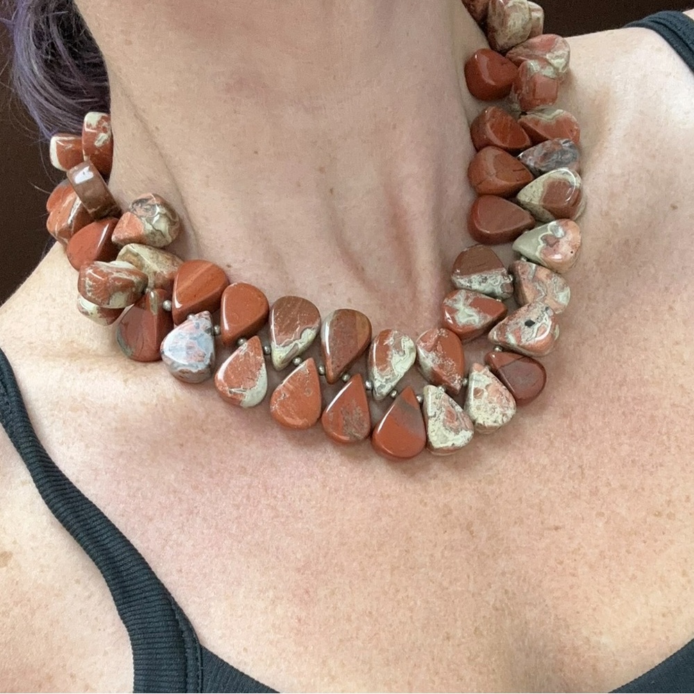 Elegant Jasper necklace